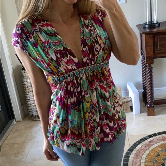 Sky brand beaded top - Picture 6 of 6